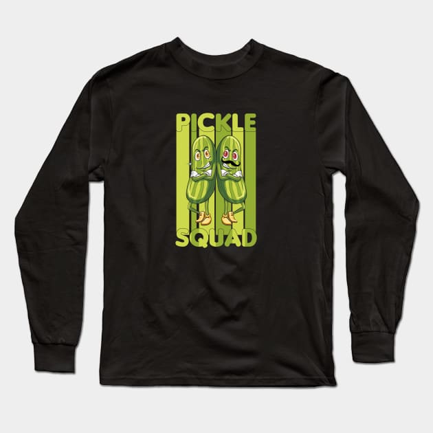 Pickle Squad Long Sleeve T-Shirt by balibeachart